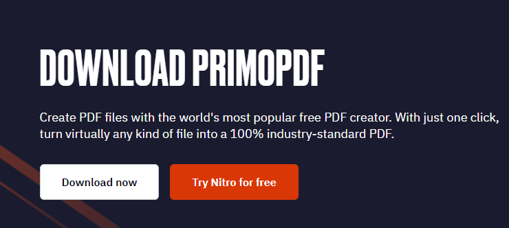PrimoPDF Screenshot