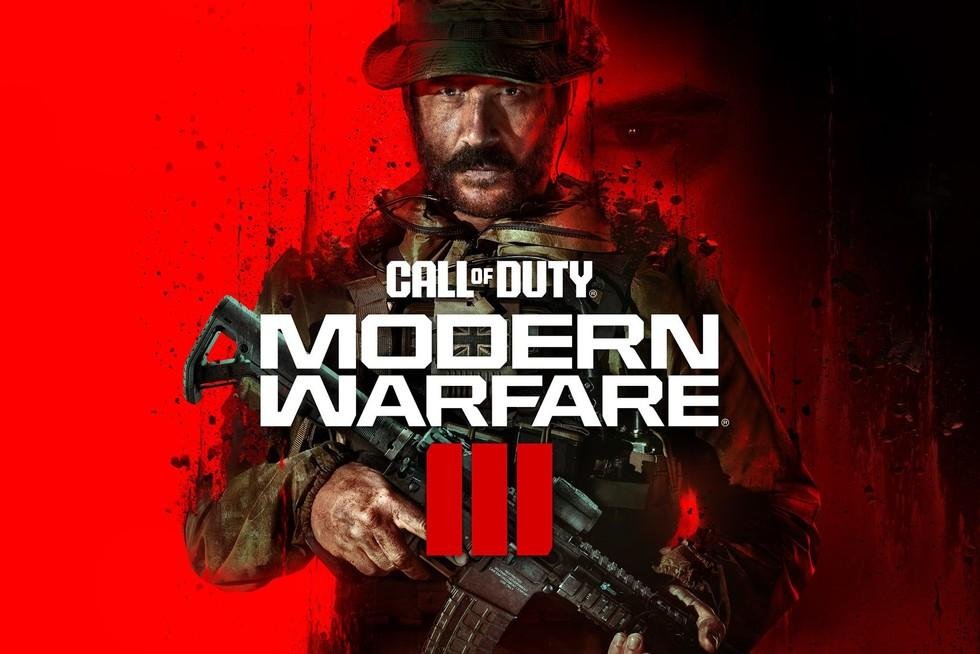 Modern Warfare 3 game cover with title and a soldier