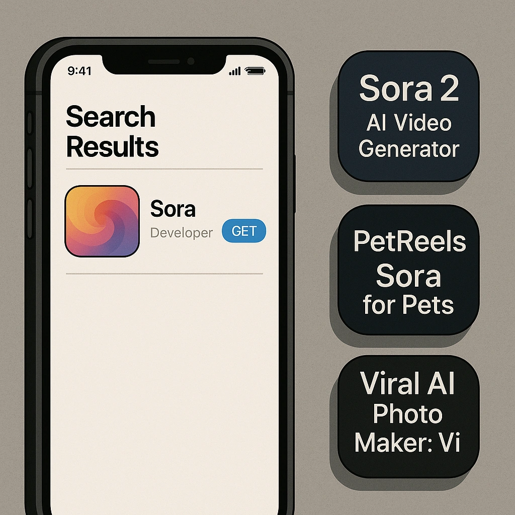Fake Sora Clones Flood the App Store