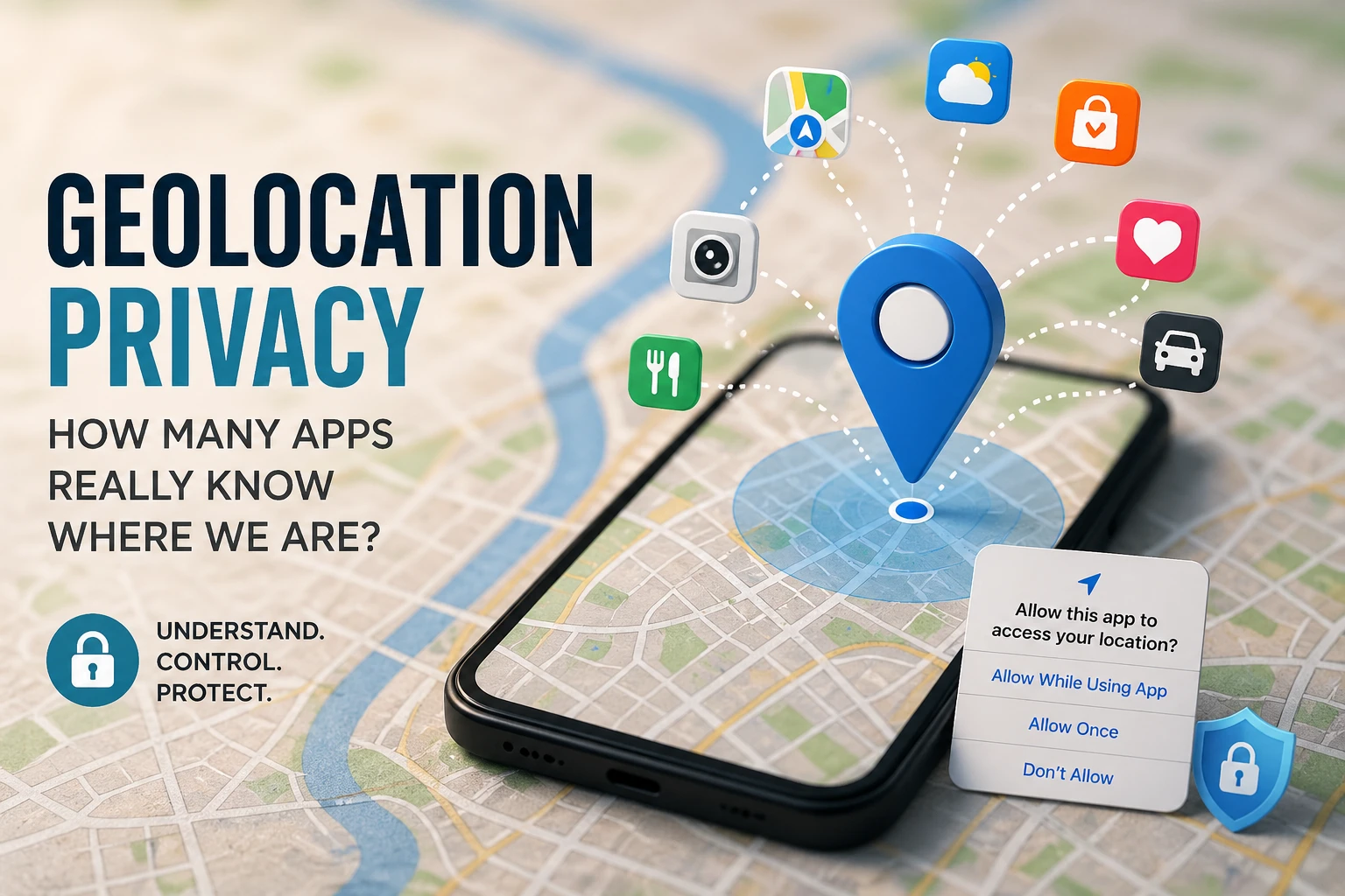 geolocation privacy settings on a smartphone