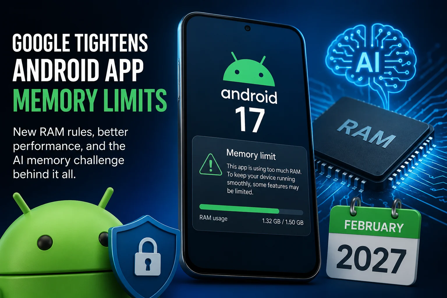 Android App Memory Limits: Google Tightens RAM Rules